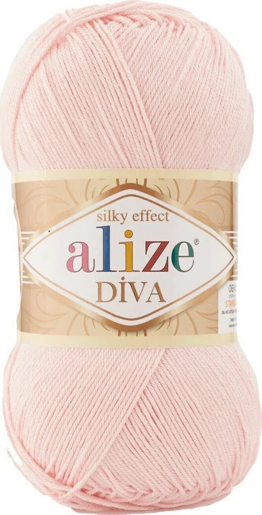 Alize Diva Silky Effect - CF. 5 GOMITOLI - 500 GRAMMI IN PROMO!!!