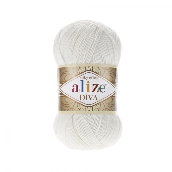 Alize Diva Silky Effect - CF. 5 GOMITOLI - 500 GRAMMI IN PROMO!!!