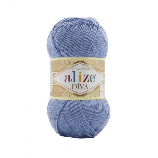 Alize Diva Silky Effect - CF. 5 GOMITOLI - 500 GRAMMI IN PROMO!!!