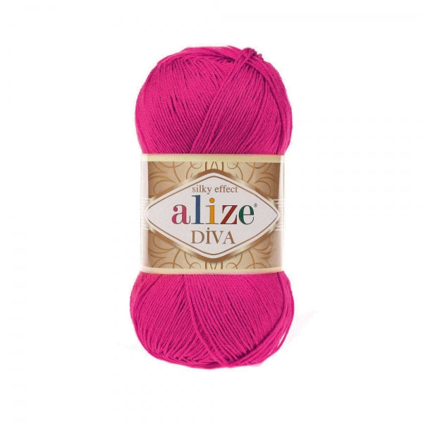 Alize Diva Silky Effect - CF. 5 GOMITOLI - 500 GRAMMI IN PROMO!!!