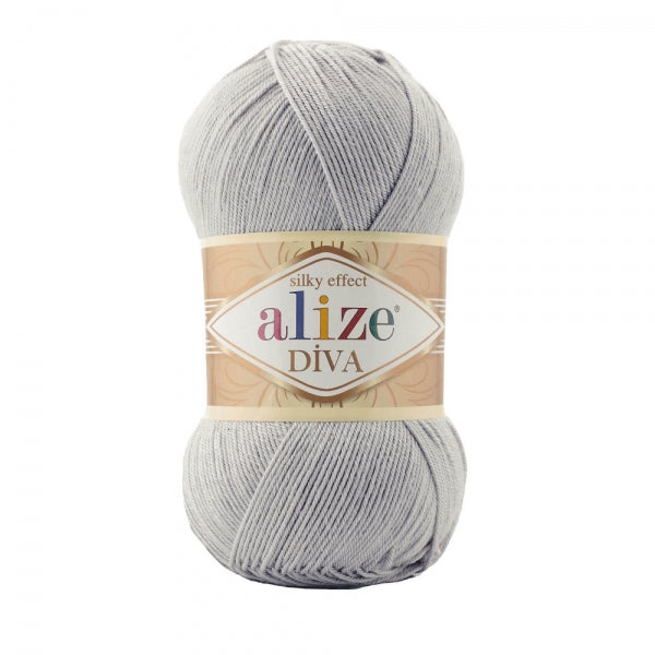 Alize Diva Silky Effect - CF. 5 GOMITOLI - 500 GRAMMI IN PROMO!!!