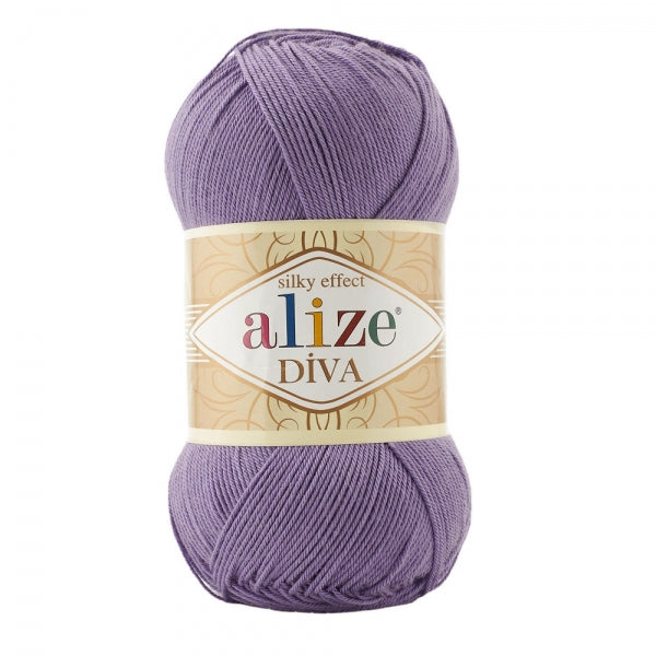 Alize Diva Silky Effect - CF. 5 GOMITOLI - 500 GRAMMI IN PROMO!!!